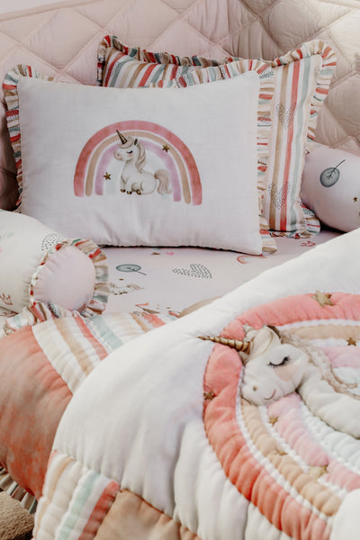 Cosmic Candy Organic Cotton Baby Pillow