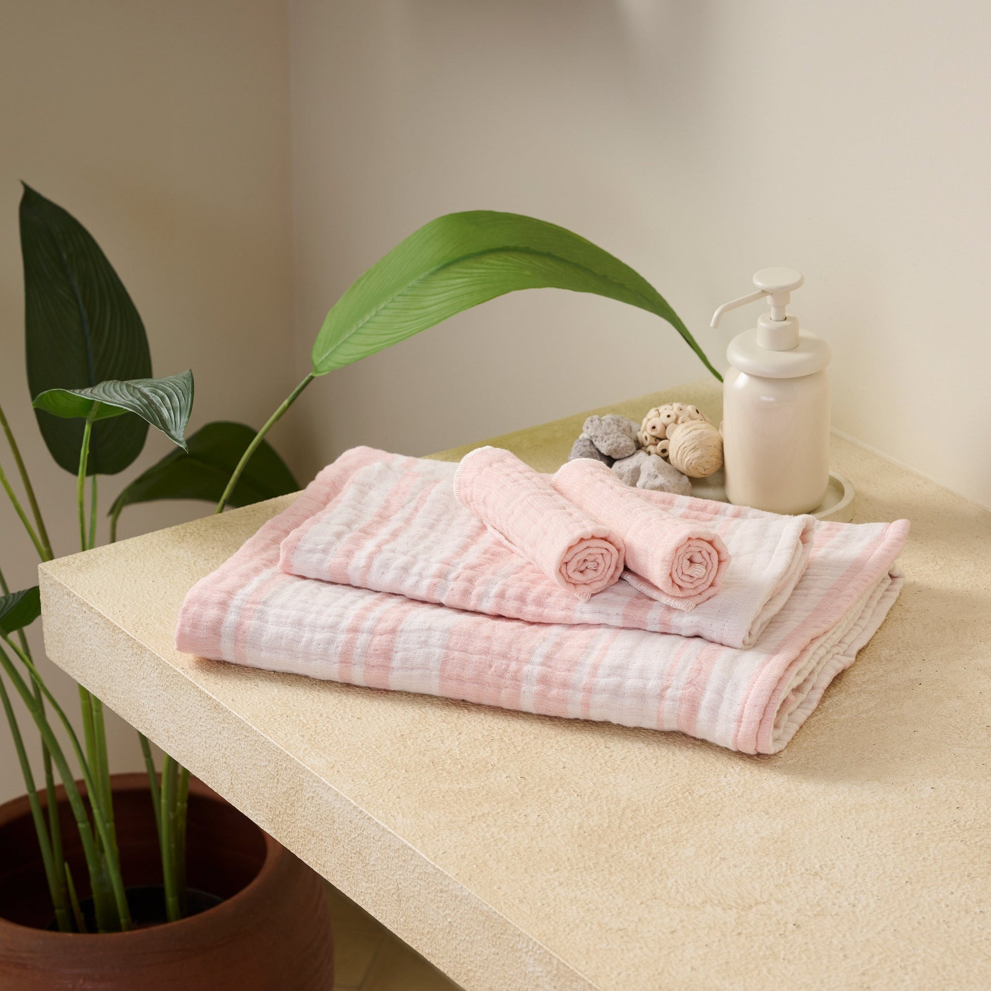 Trace | Cotton | Gauze | Bath Set