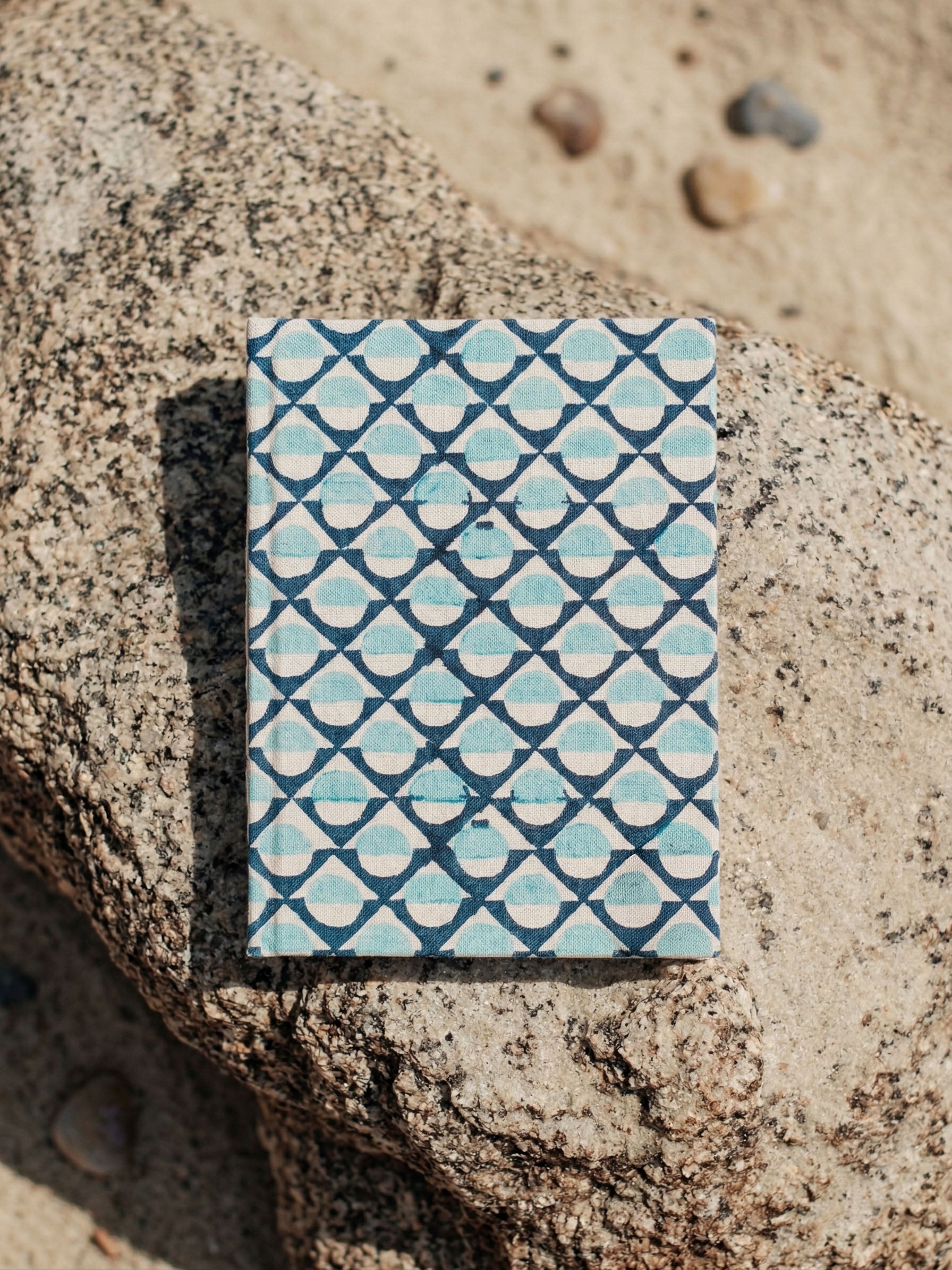 Handcrafted Sustainable A5 Diary Journal Notebook l Handmade Paper l Mosaic