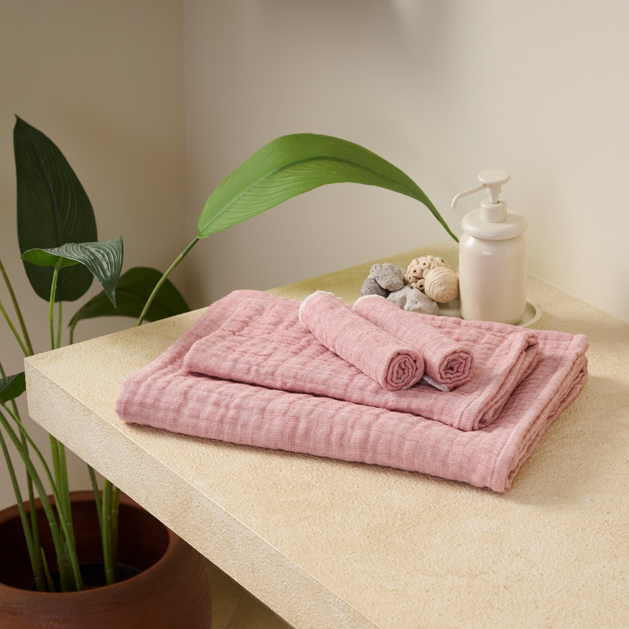 Opal | Cotton | Gauze | Bath Set