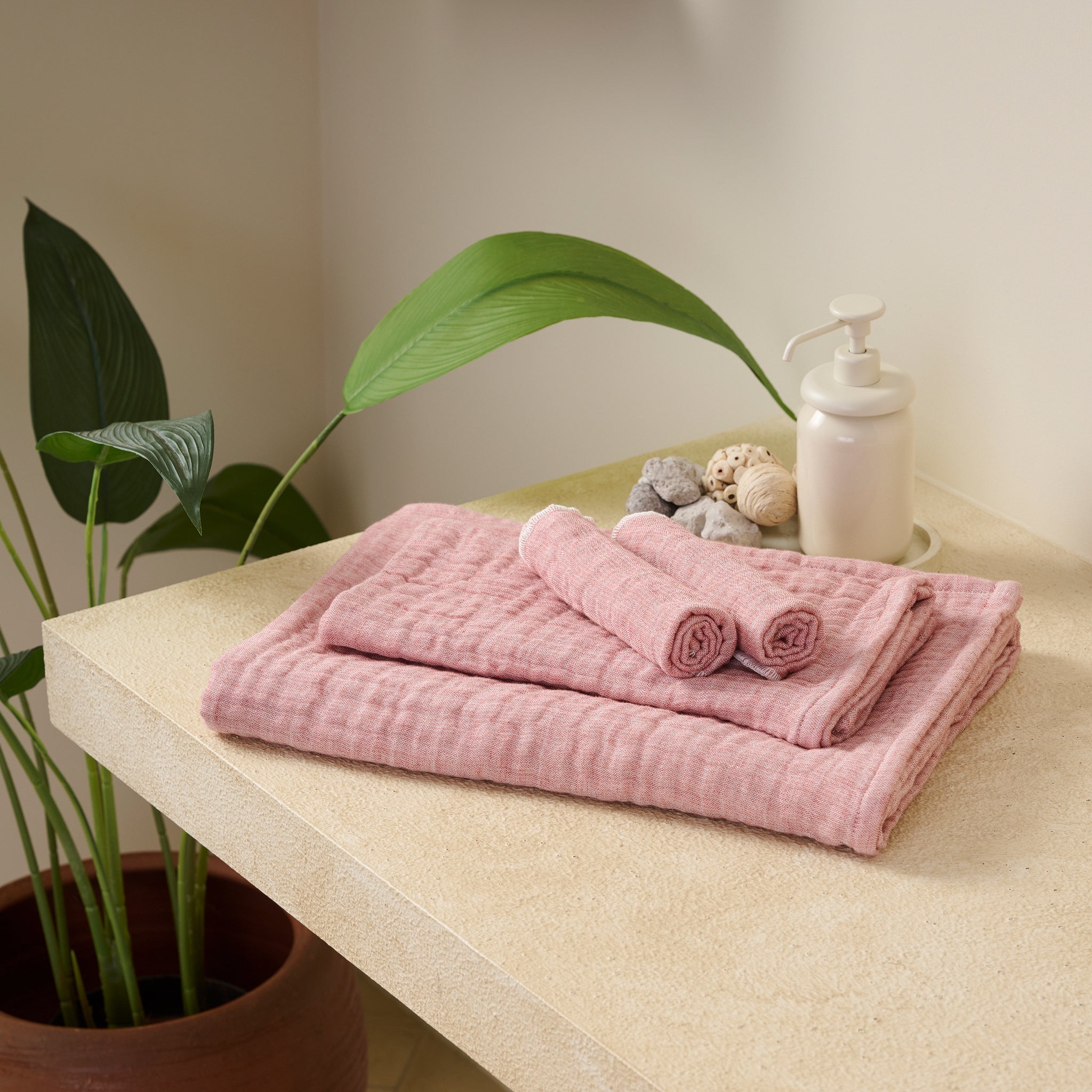 Opal | Cotton | Gauze | Bath Set