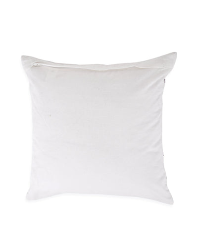 Set Of 2 - Purple Embroidered Cushion Cover - 16"X16"