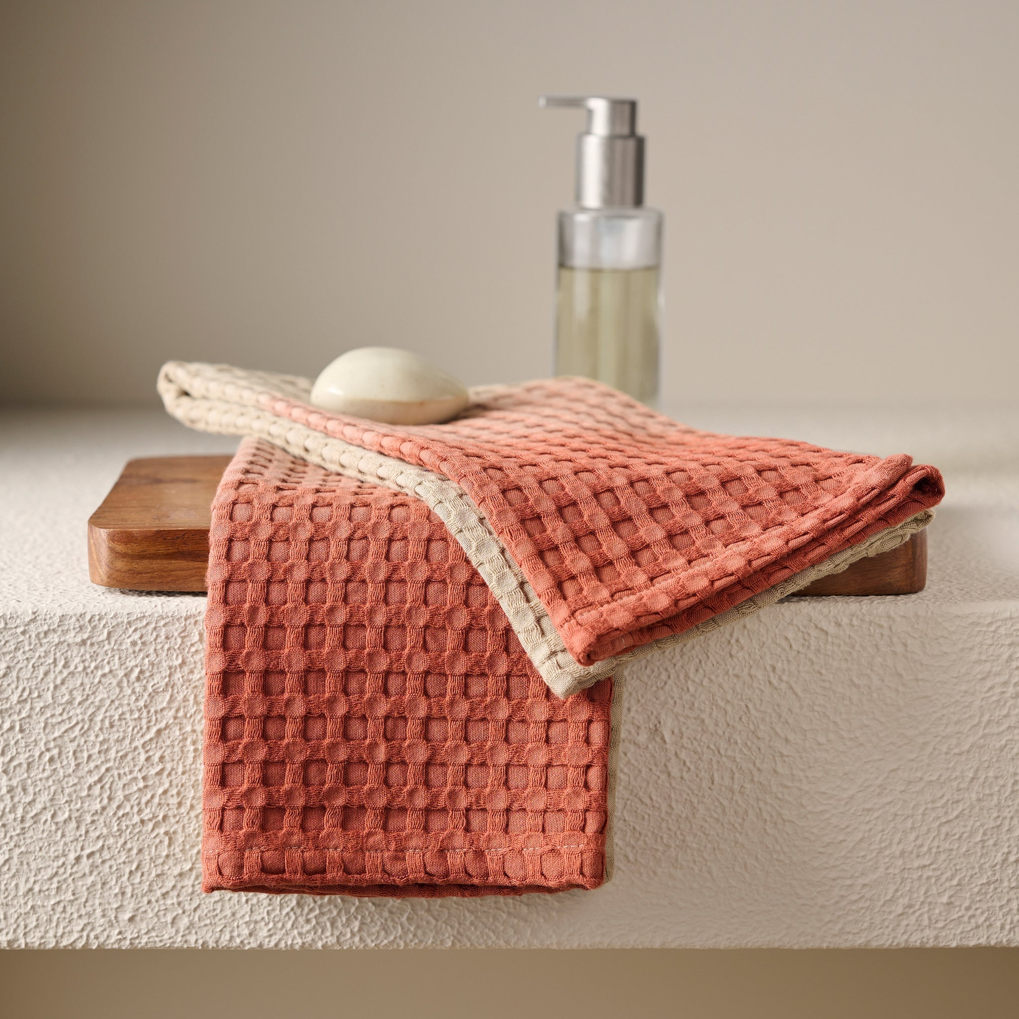 Colour Tide | Cotton Bamboo | Waffle | Hand Towel