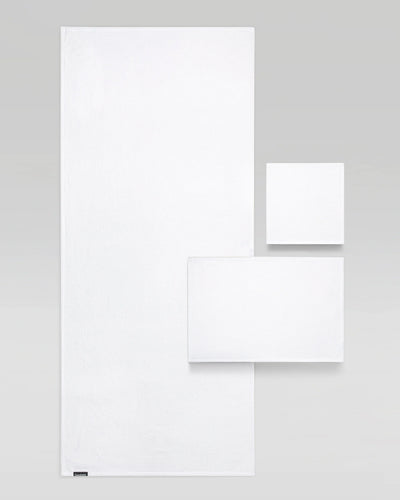 Sorrento waffle 3 pce set Bianco white