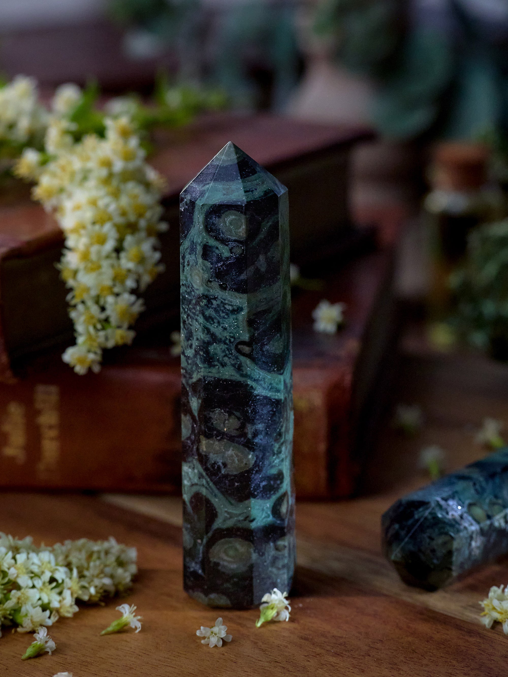 Semi-precious Gemstone - Kambaba Jasper Tower