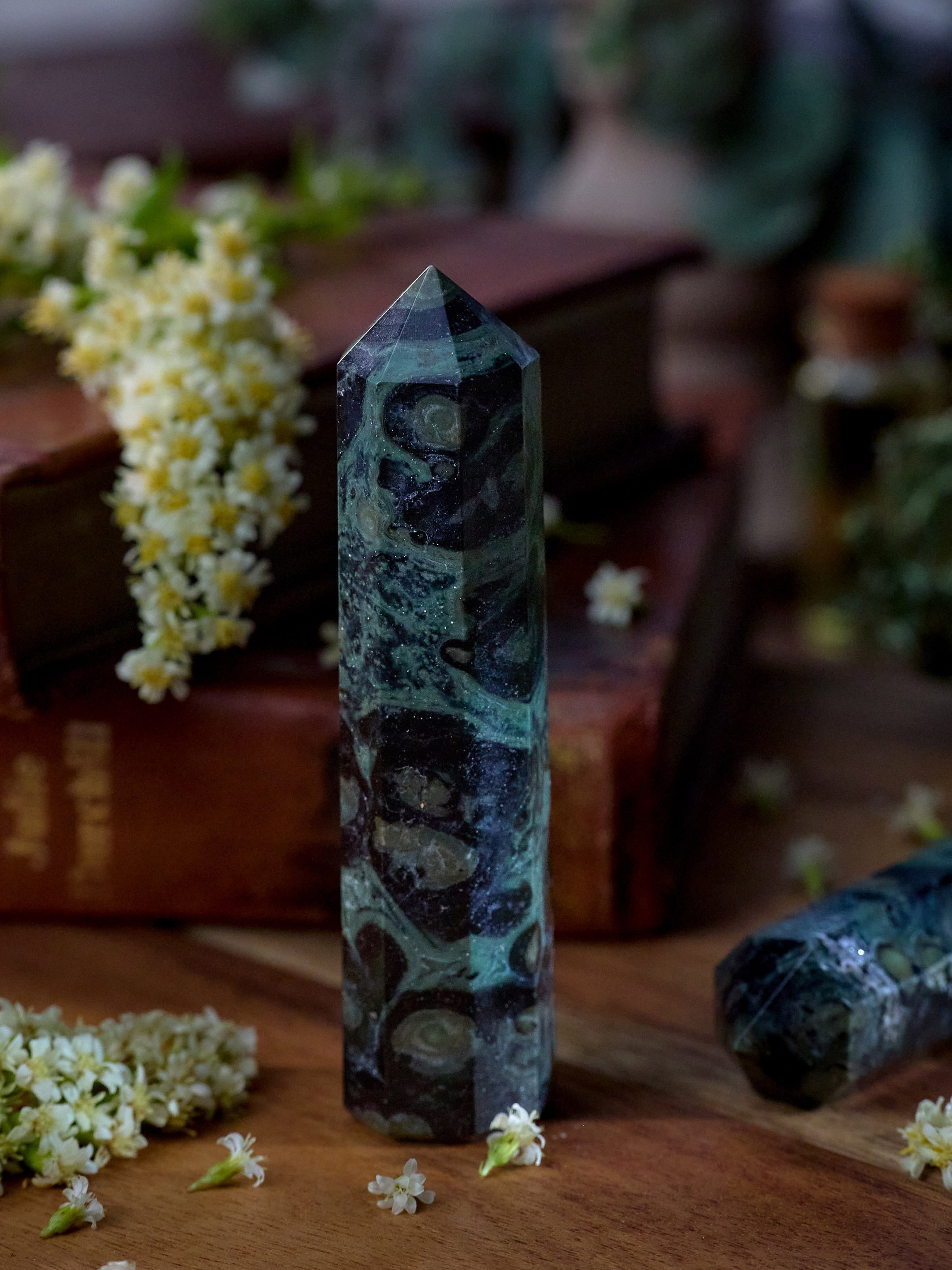 Semi-precious Gemstone - Kambaba Jasper Tower
