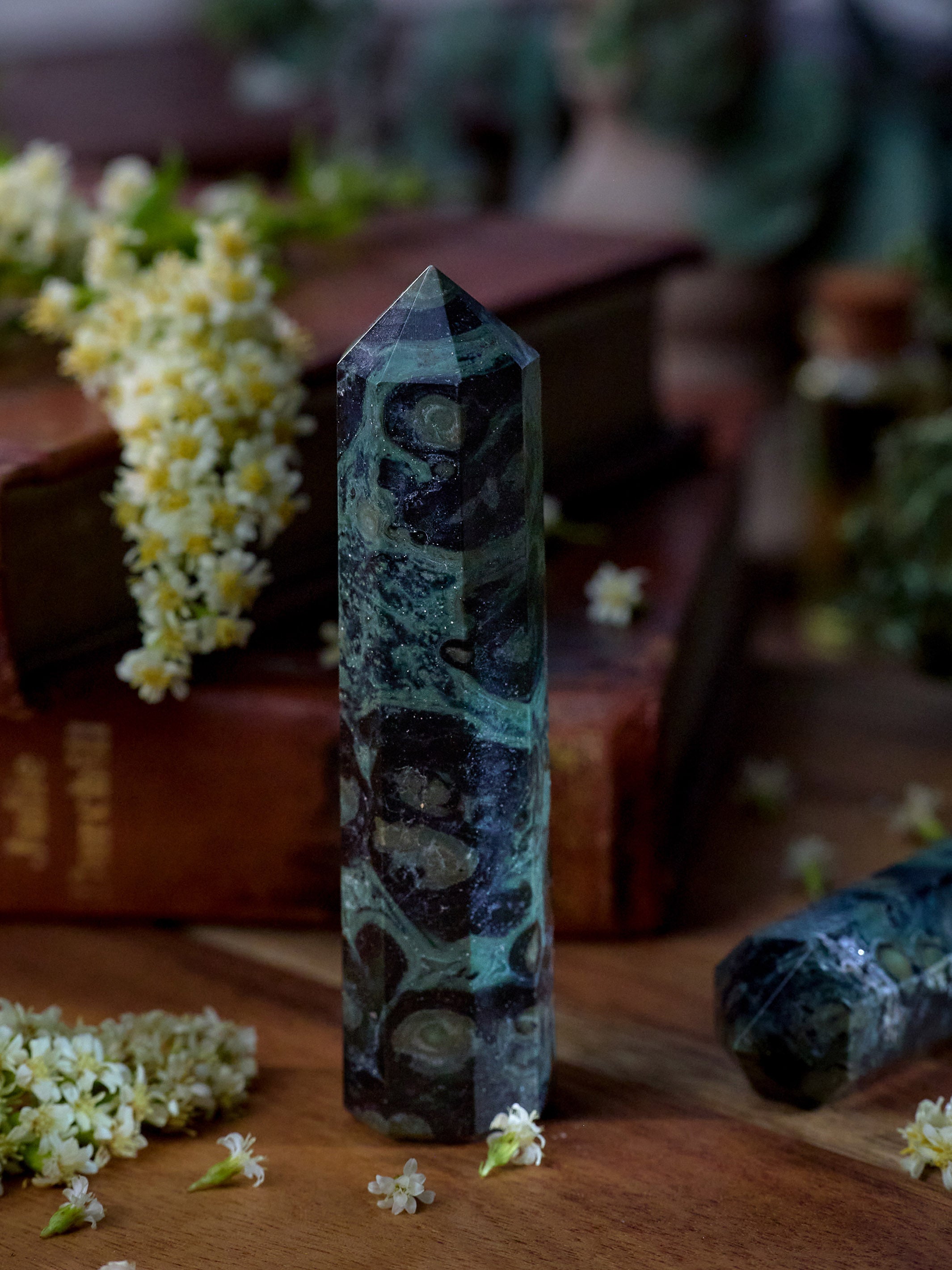 Semi-precious Gemstone - Kambaba Jasper Tower - Product Image 