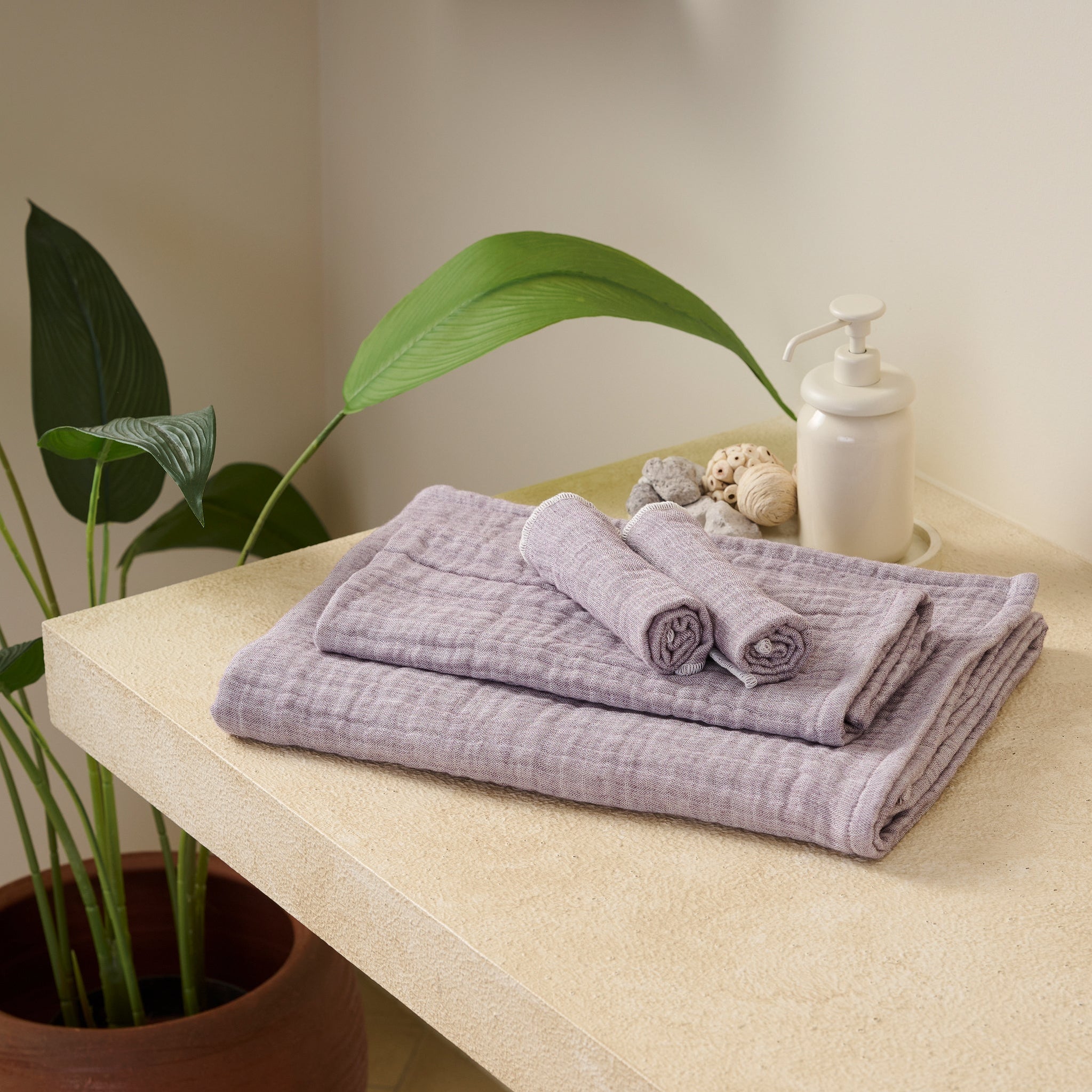 Opal | Cotton | Gauze | Bath Set