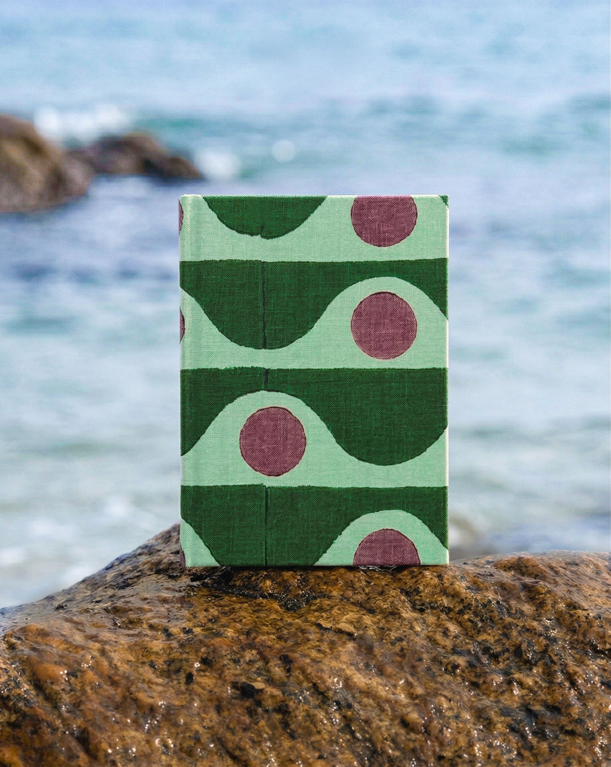 Handcrafted Sustainable A5 Diary Journal Notebook l Handmade Paper l Tide Dot