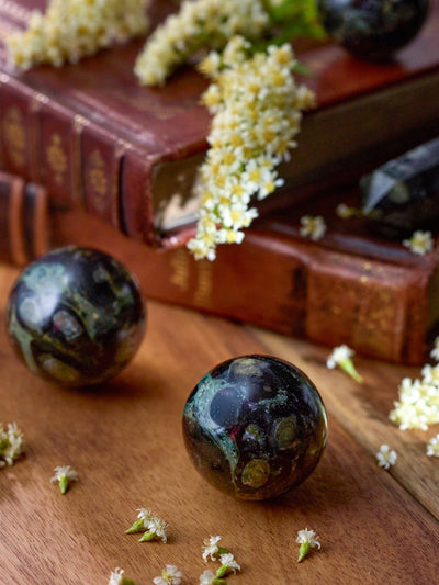 Semi-precious Gemstone - Kambaba Jasper Sphere
