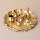 Ghunghroo Brass Pooja Thaali Set