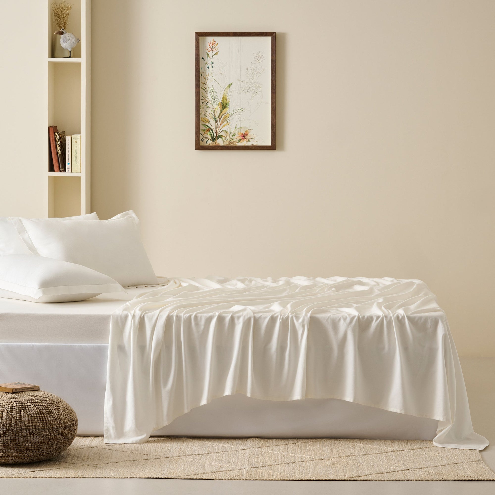 Pearl | Cotton Bamboo | Chambray | Bedsheet