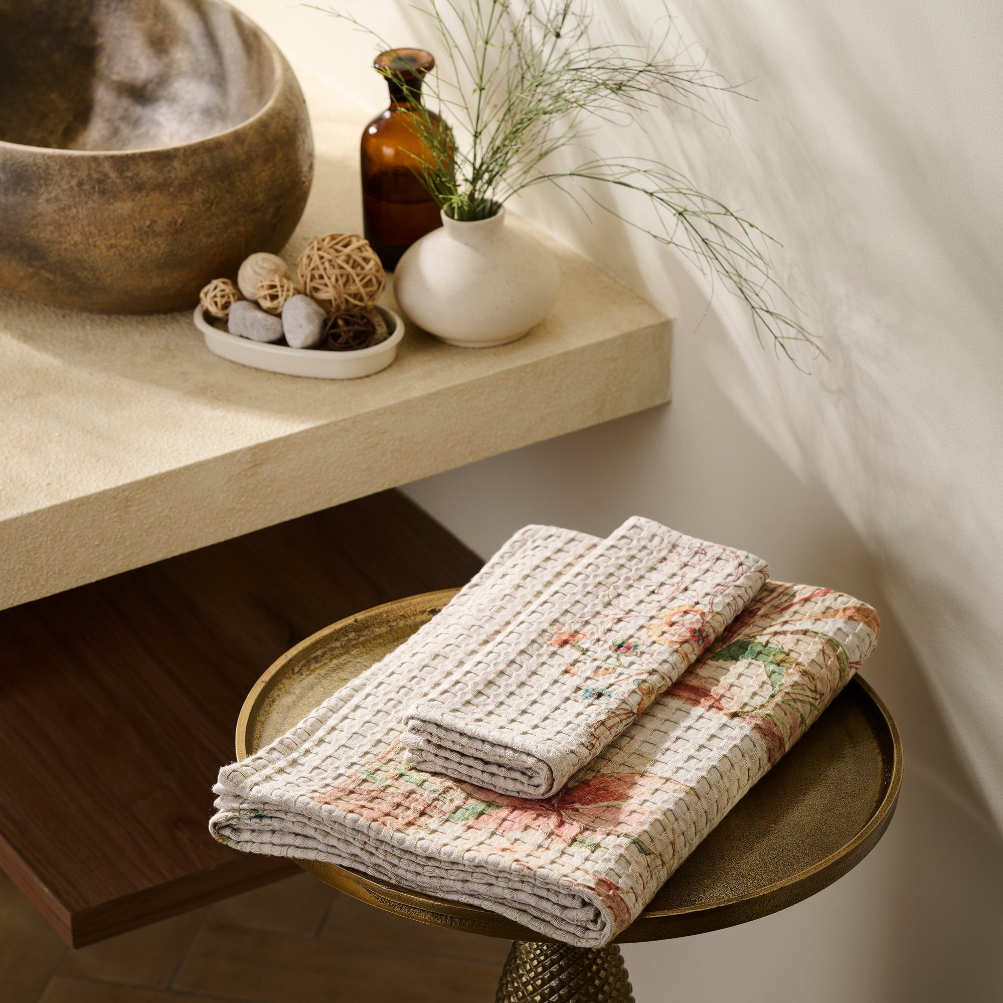 Sketchbook | Cotton Bamboo | Waffle | Bath Set