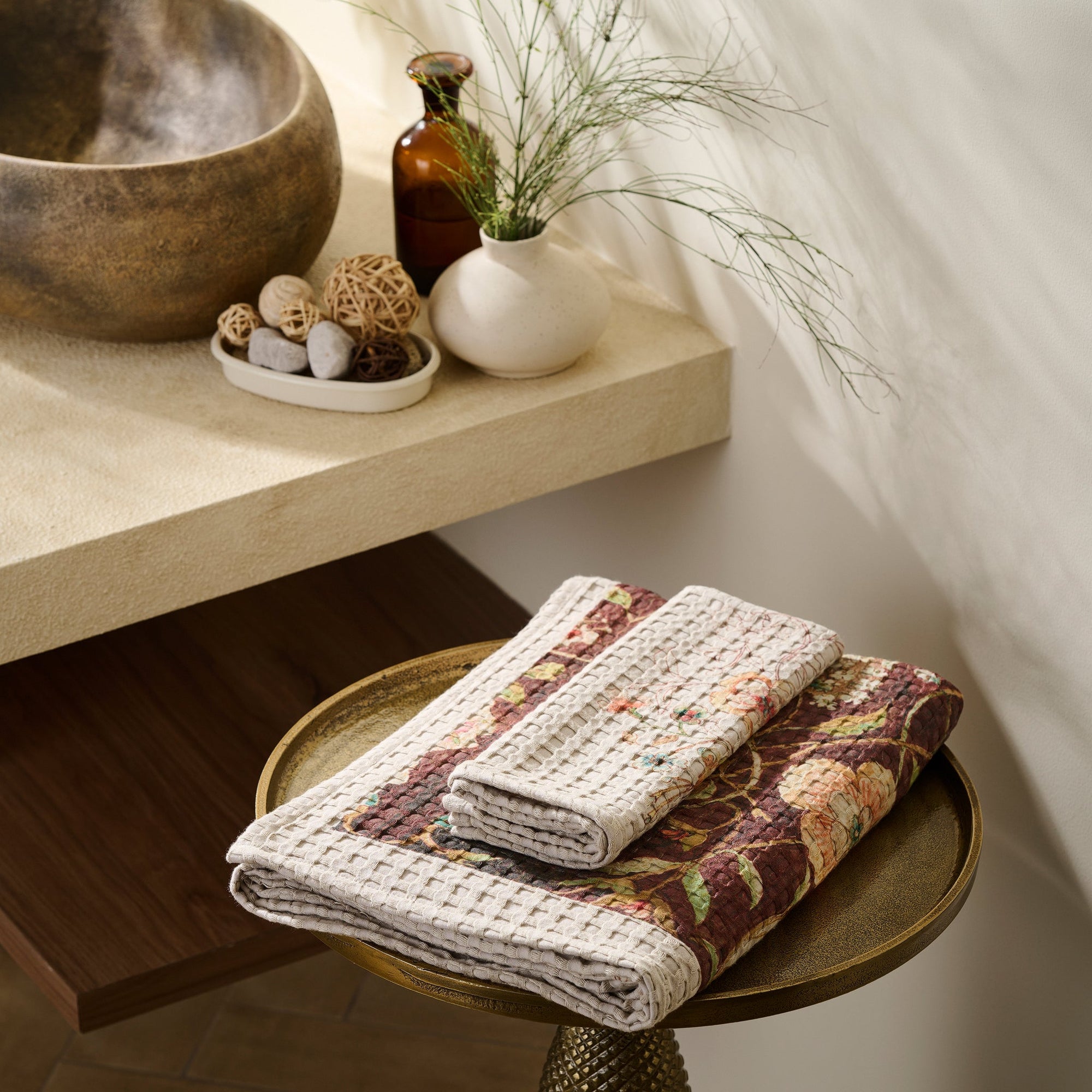 Sketchbook | Cotton Bamboo | Waffle | Bath Set