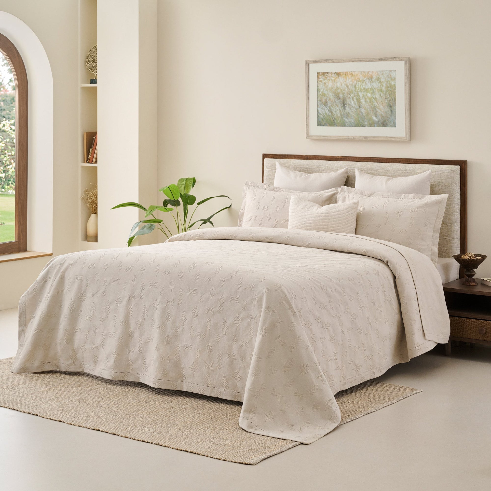 Mural | Cotton | Heavy Jacquard | Bed Cover