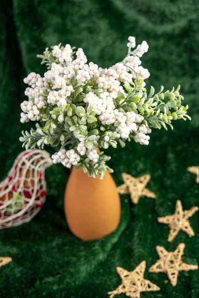 Frosted White Berry Stem