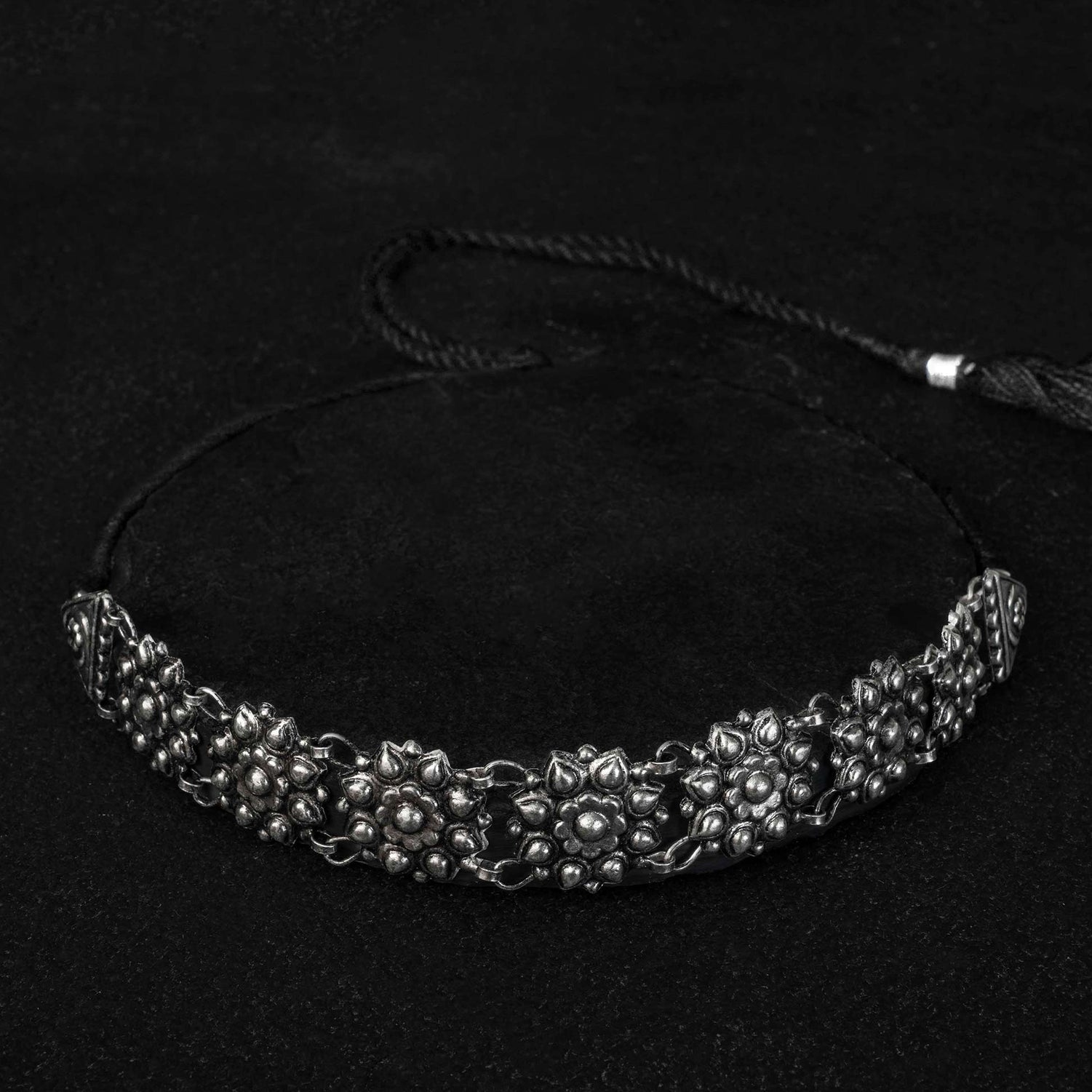 Chandak Guluband Silver Choker