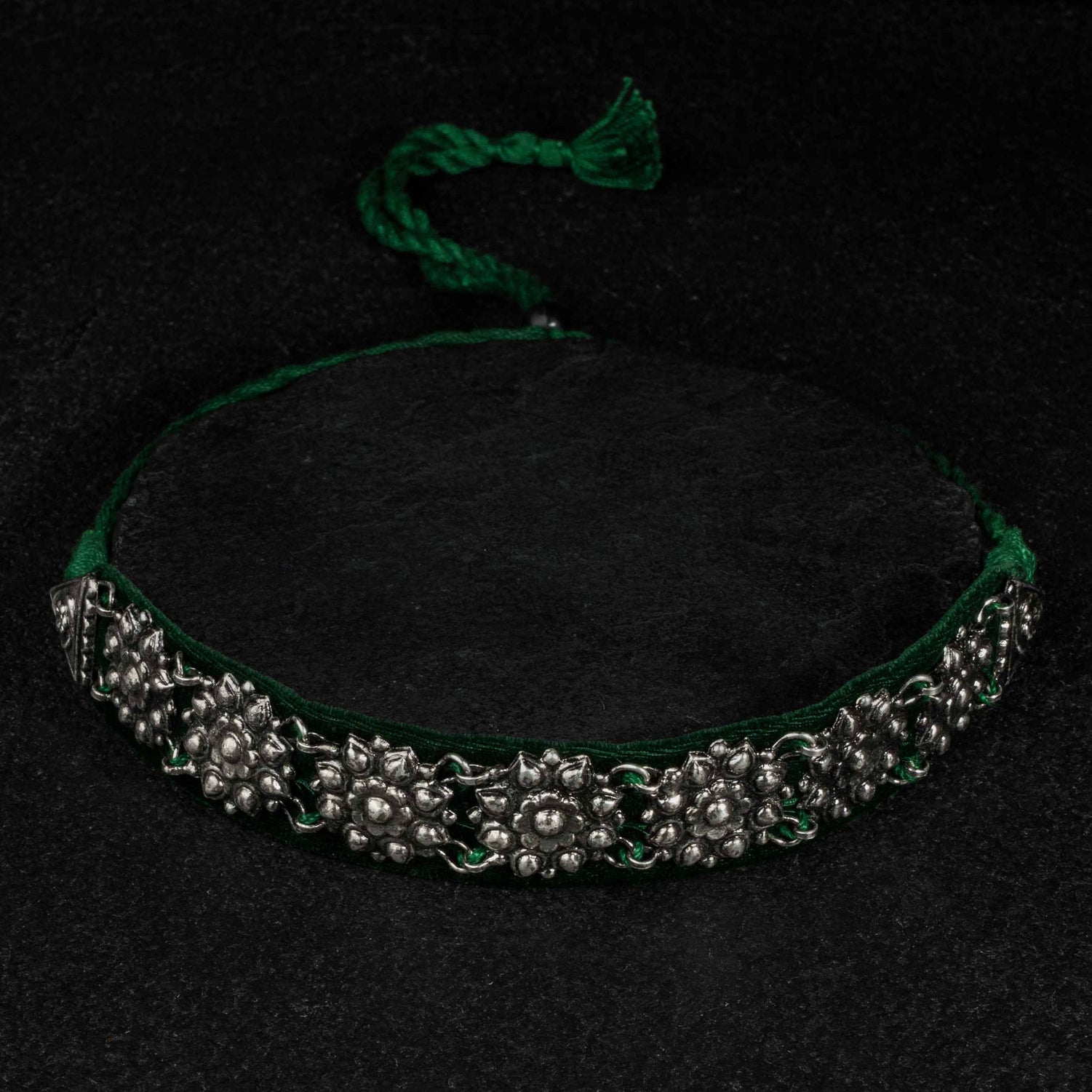 Chandak Guluband Silver Choker