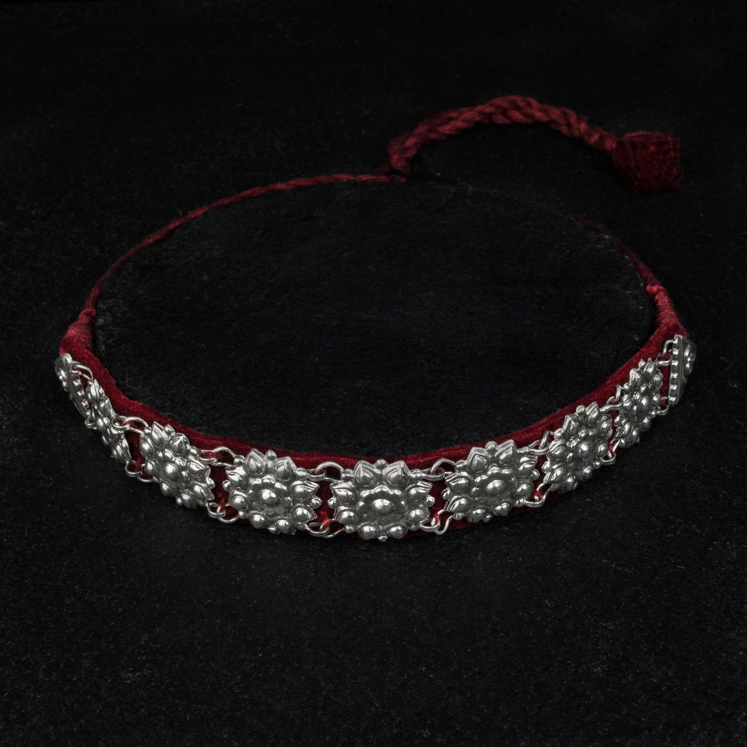 Chandak Guluband Silver Choker