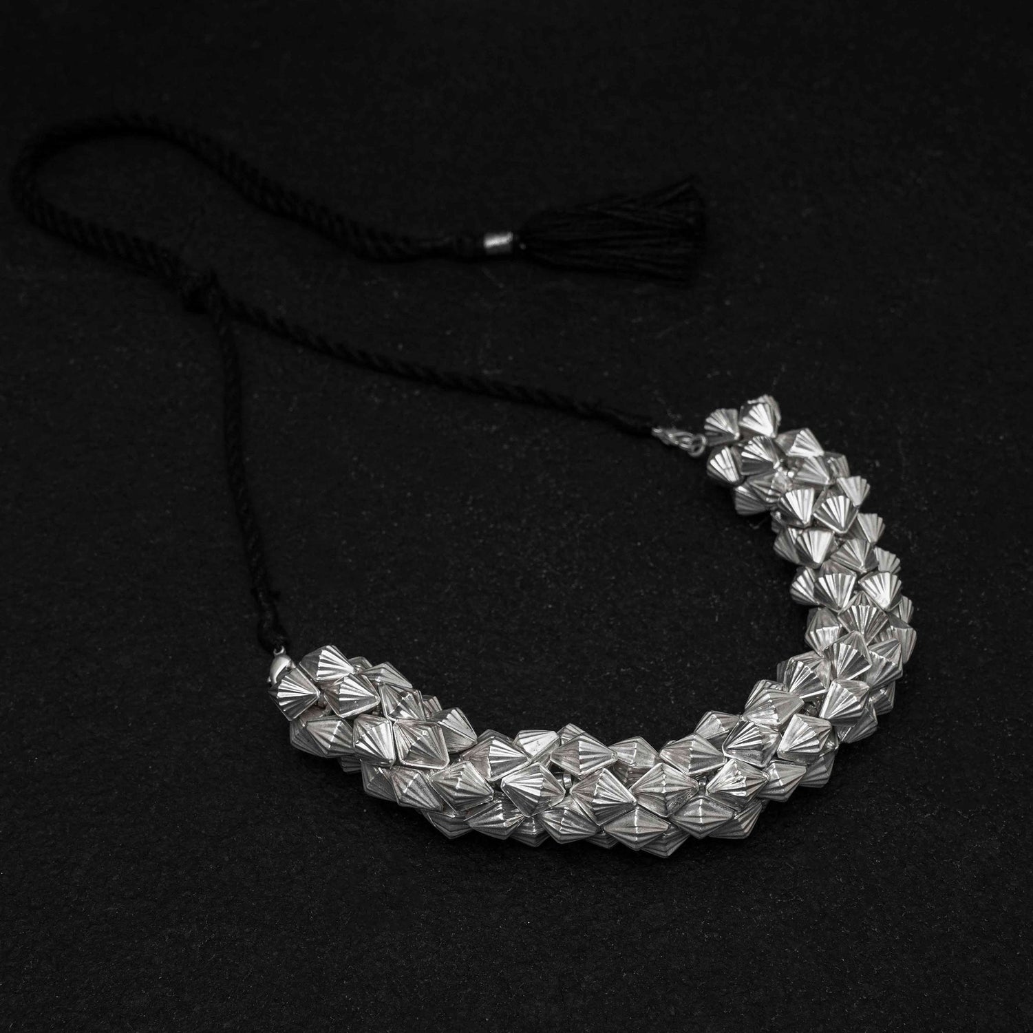 Chir Guluband Silver Choker Necklace