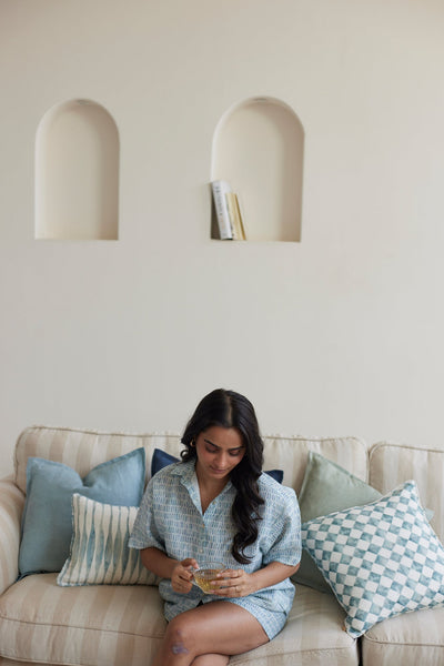 Echo Speckle Blue Co-ord Set