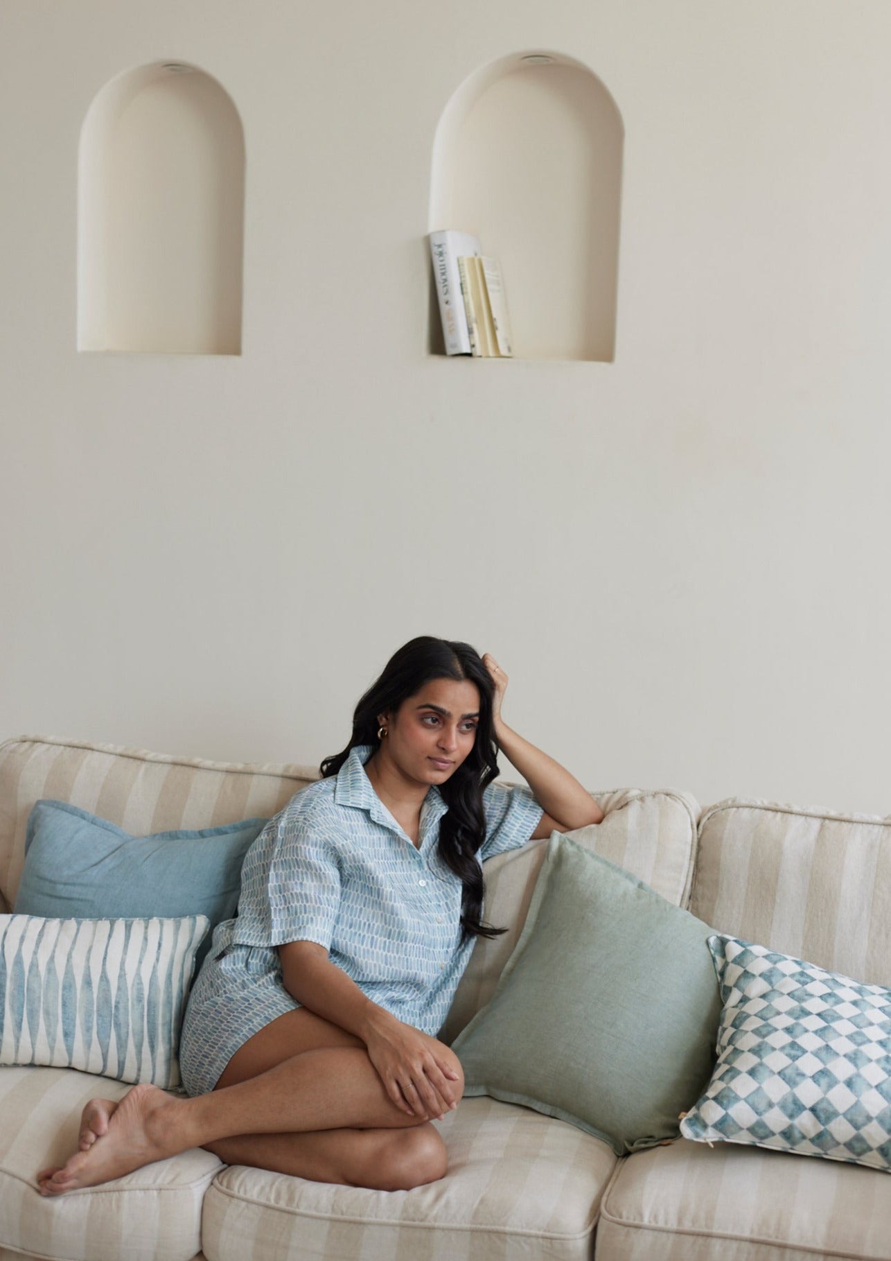 Echo Speckle Blue Shorts