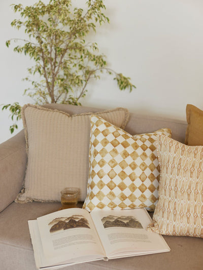 Ochre Cushion Gift Set