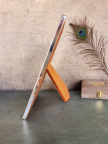 Silver Pichwai Photo Frame