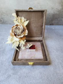 Rose Quartz Square Kesar Set - Small