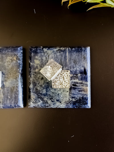 Sodalite Kesar Elaichi Luxe Set