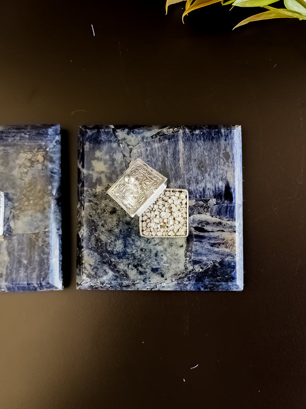 Sodalite Kesar Elaichi Luxe Set
