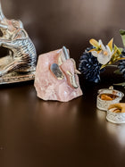 Ganesha Rose Quartz Figurine