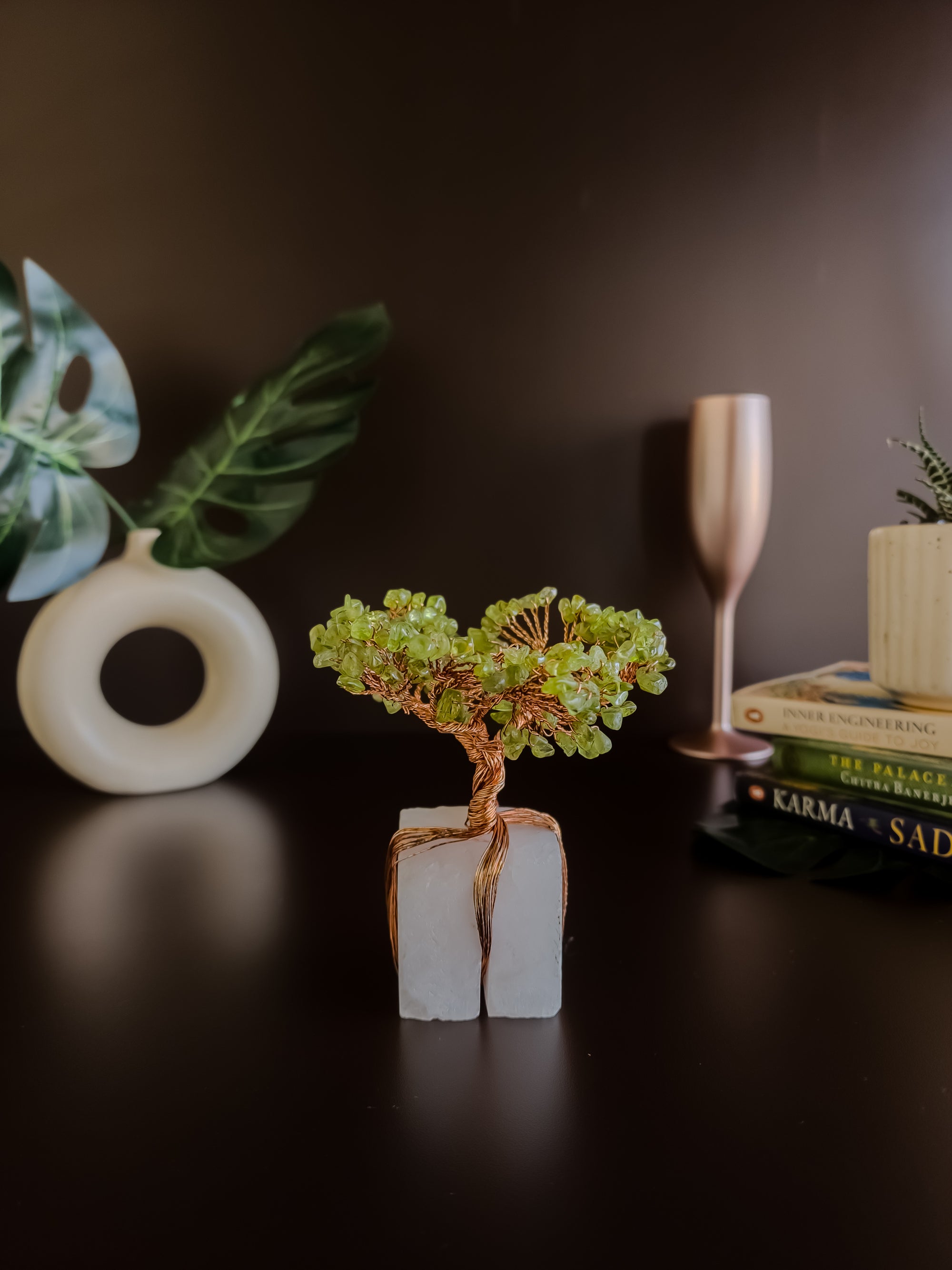 Peridot Healing Tree Decor