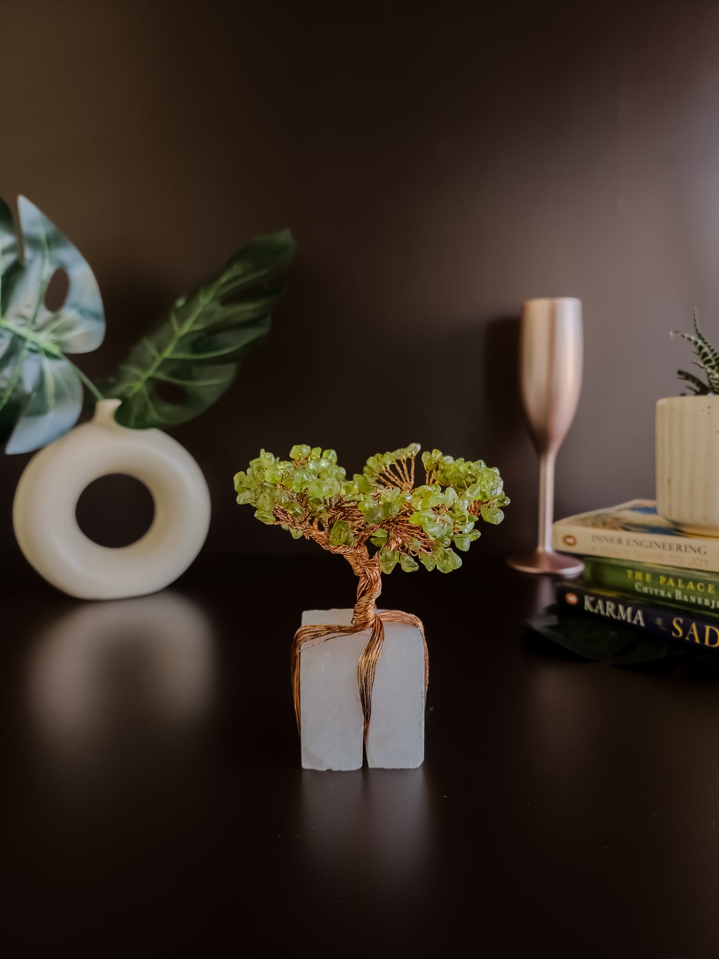 Peridot Healing Tree Decor