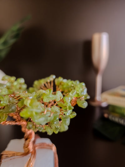Peridot Healing Tree Decor