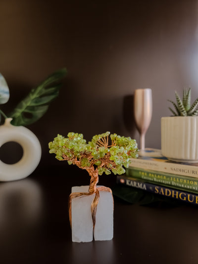 Peridot Healing Tree Decor
