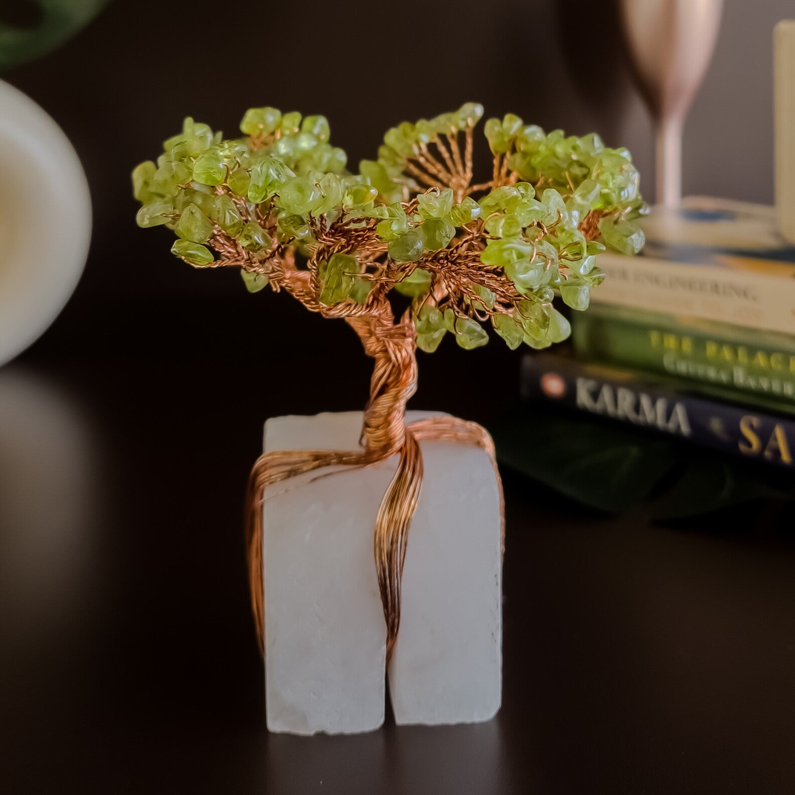 Peridot Healing Tree Decor