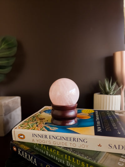 Rose Quartz Healing Decor Accent