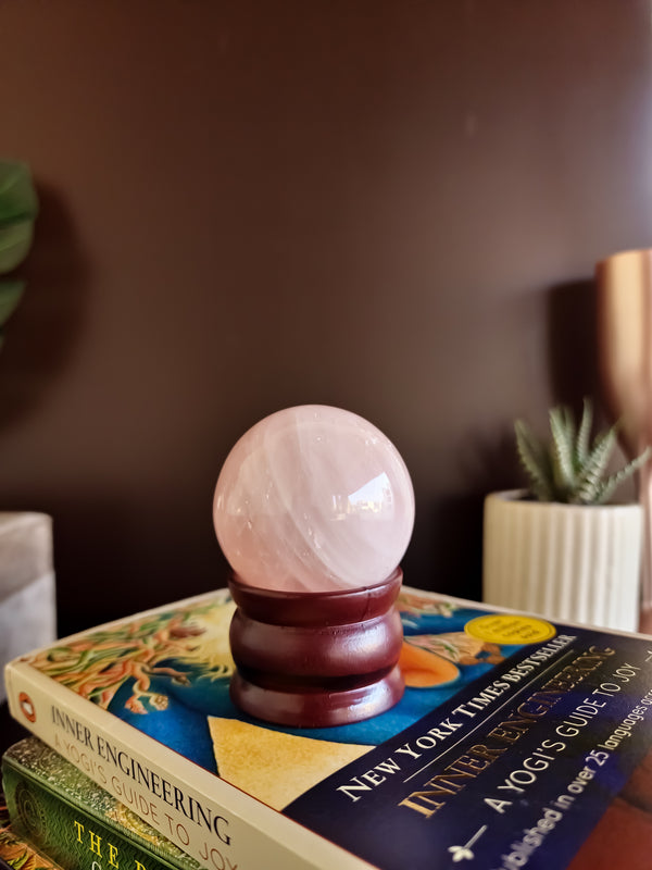 Rose Quartz Healing Decor Accent