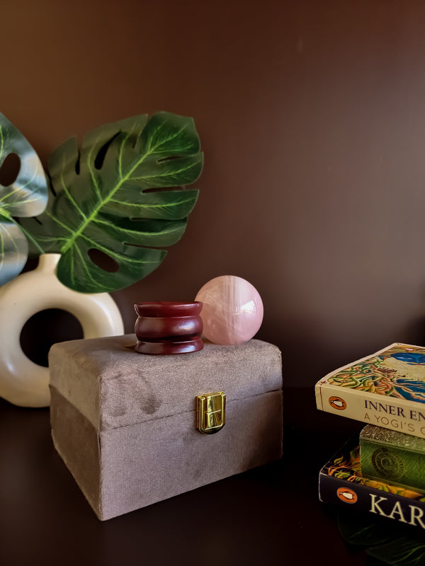 Rose Quartz Healing Decor Accent