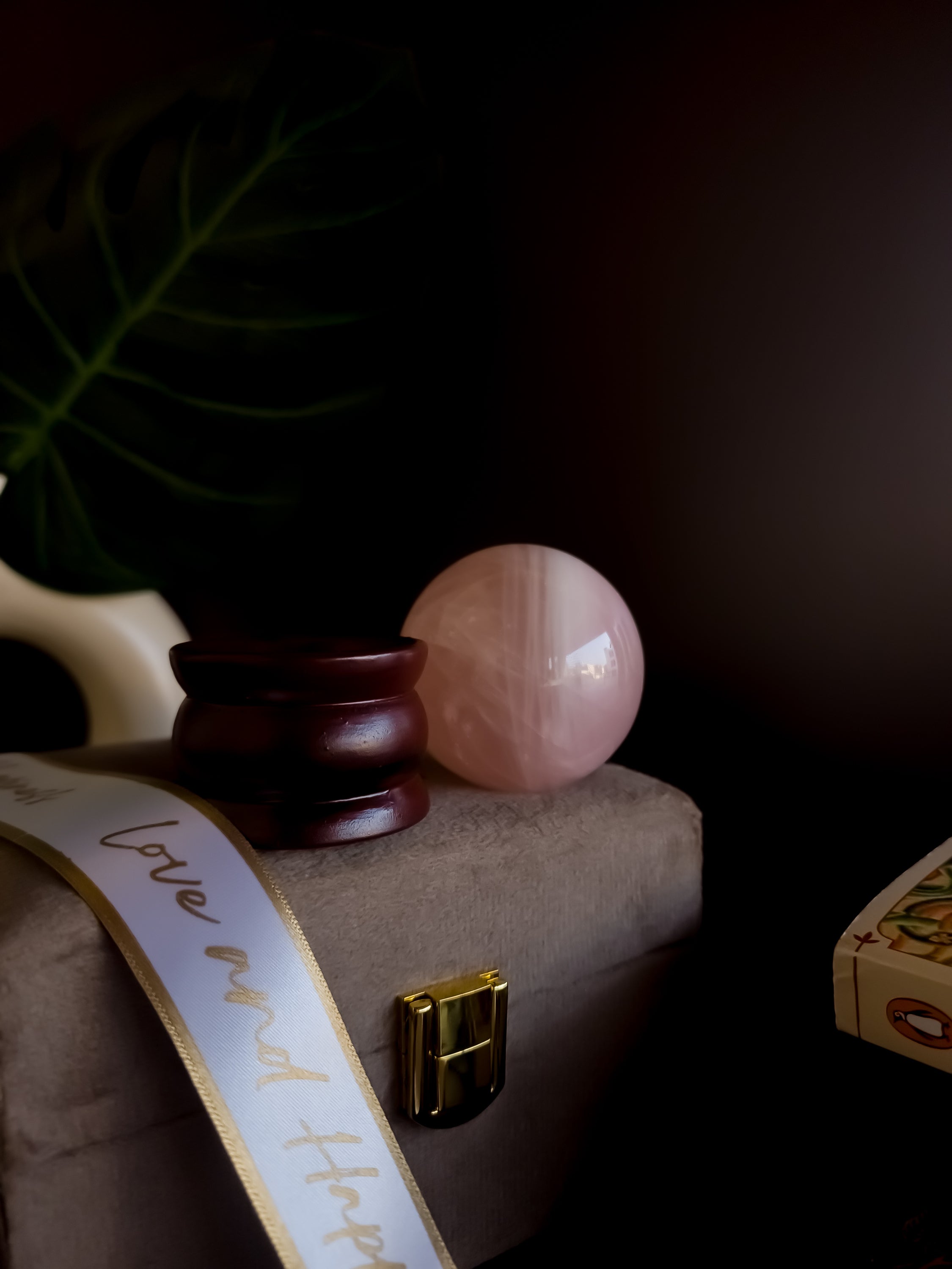 Rose Quartz Healing Decor Accent