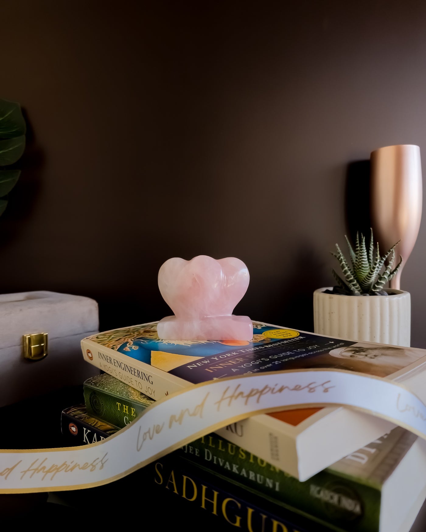 Rose Quartz Heart
