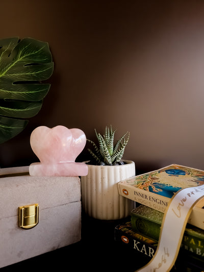 Rose Quartz Heart