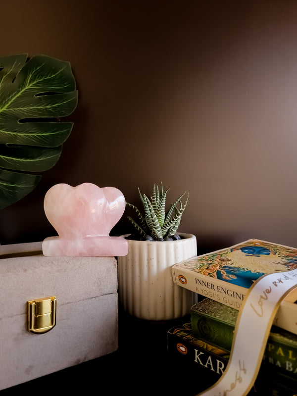 Rose Quartz Heart
