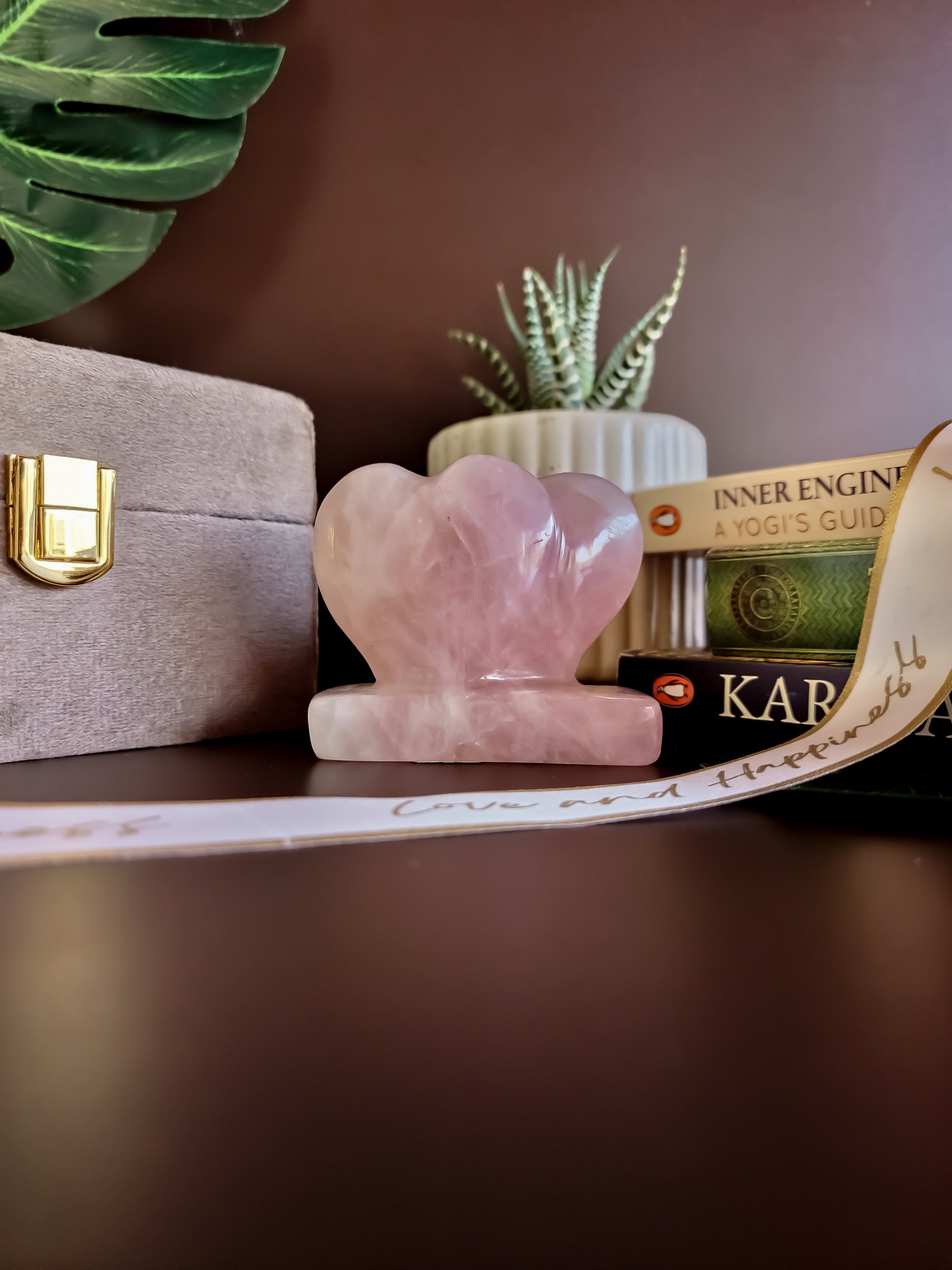 Rose Quartz Heart
