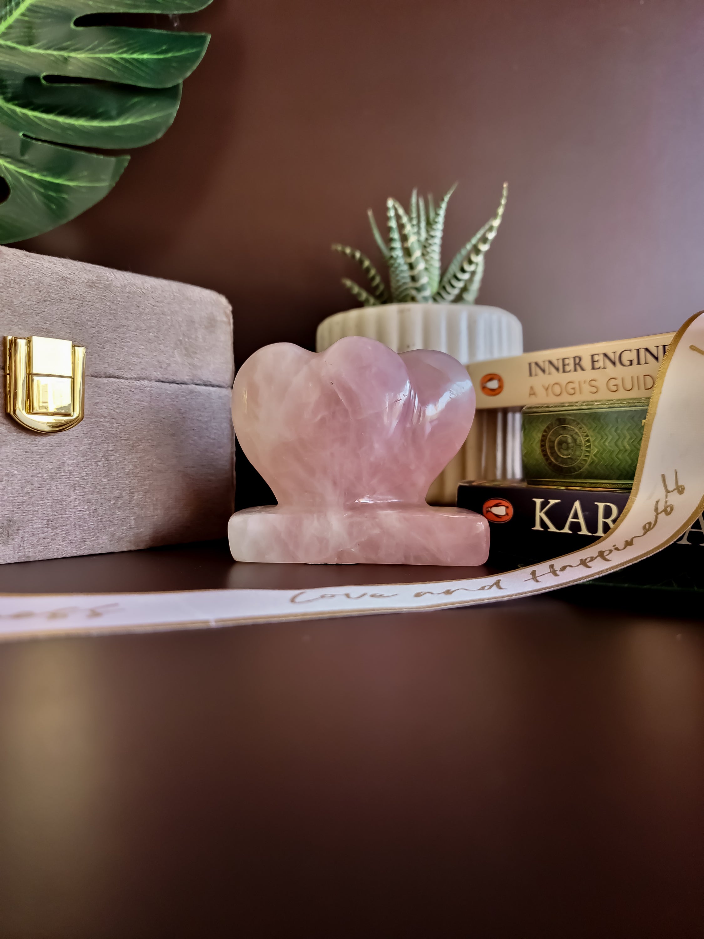 Rose Quartz Heart