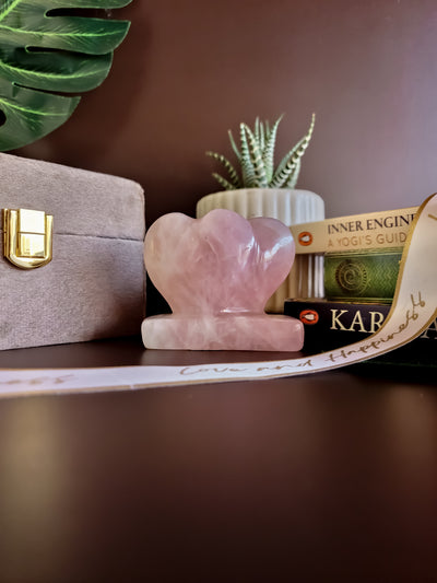 Rose Quartz Heart