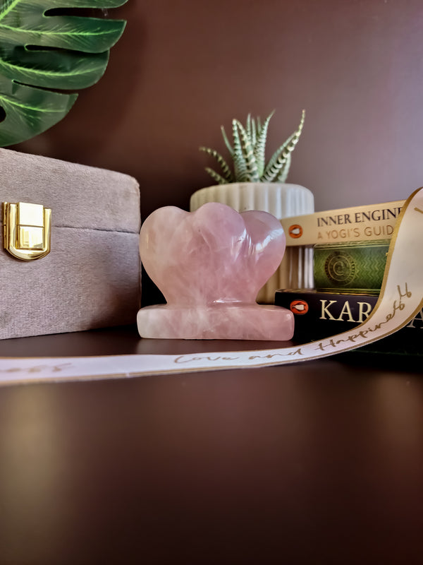 Rose Quartz Heart