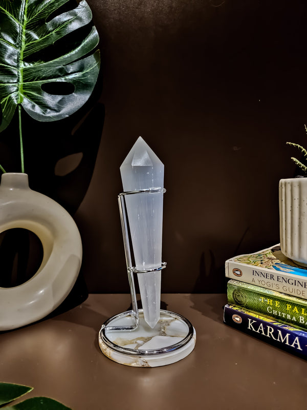 Selenite Healing Wand