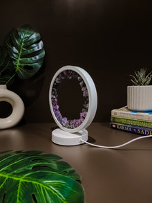 Amethyst Gemstone Crytsal Lamp